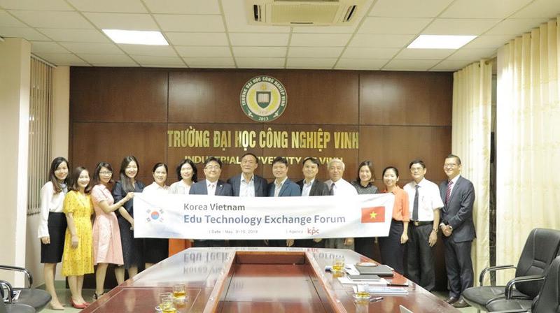 Đại học Công nghiệp Vinh đẩy mạnh hợp tác quốc tế về đào tạo, giáo dục với các trường Đại học Hàn Quốc
